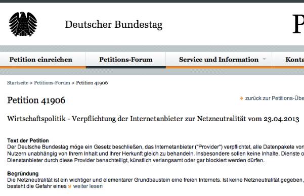 Netzneutralität?!