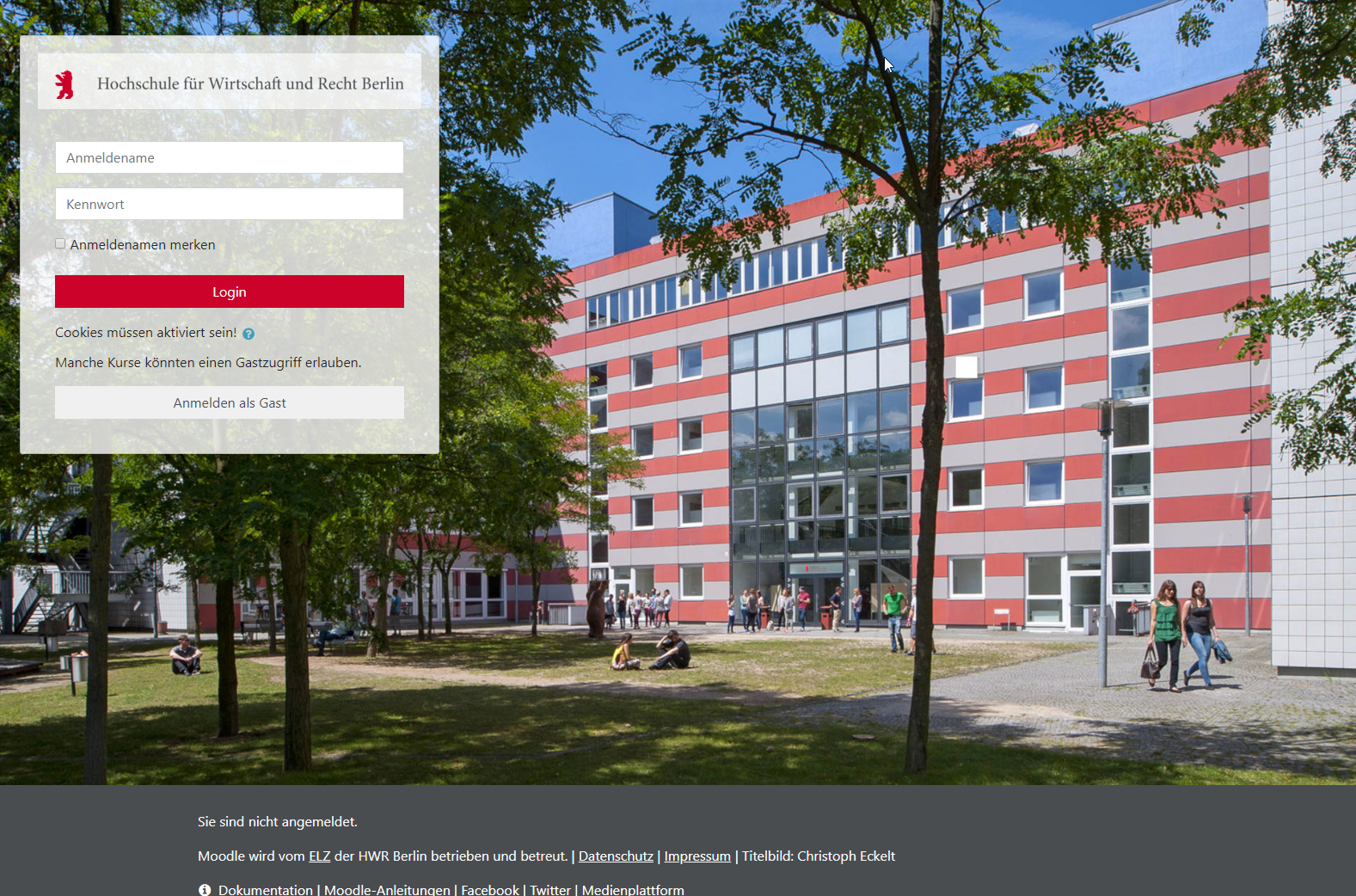 Moodle der HWR Berlin im neuen Look