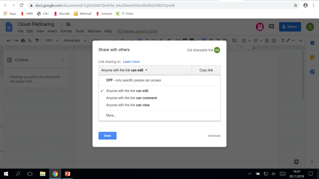 File-Sharing - Google Drive