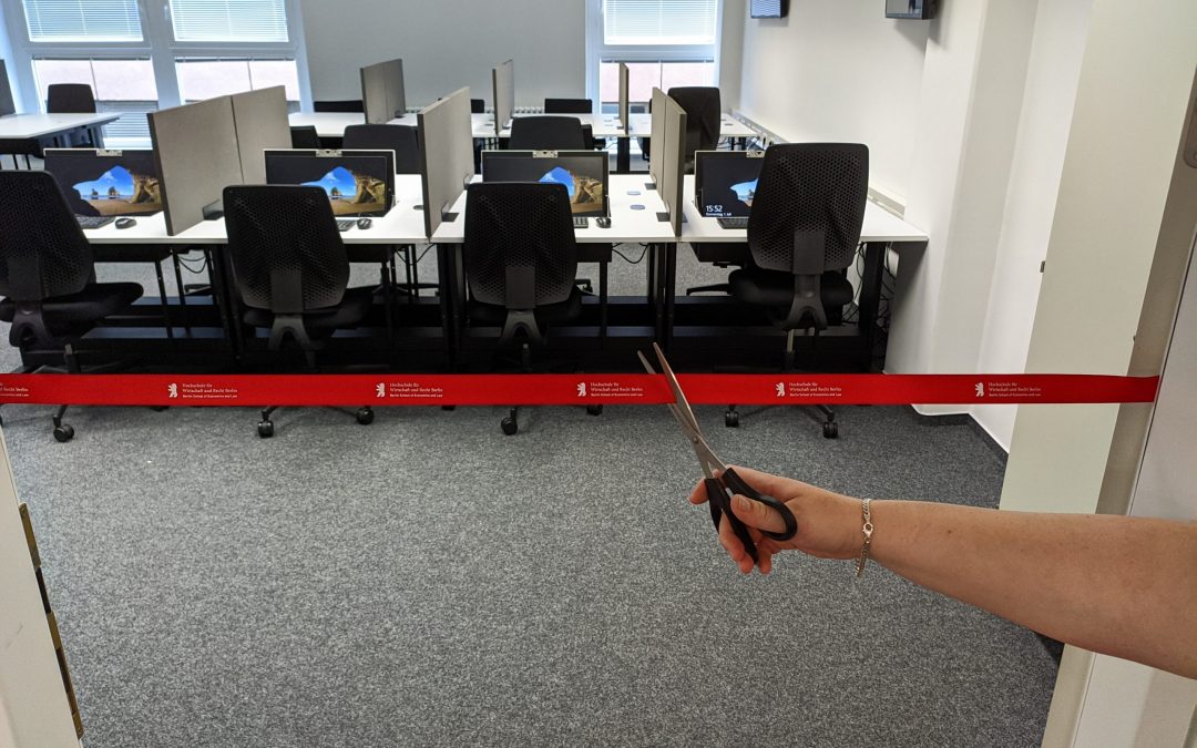 Fertigstellung der E-Prüfungsräume