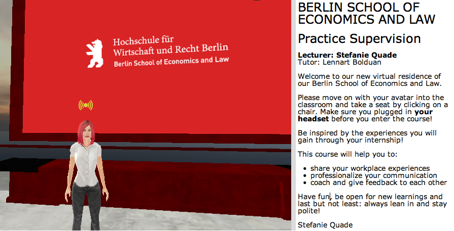 Was lernen die IBMANs in dem virtuellen Kurs? Course description_stefanie_HWRboard