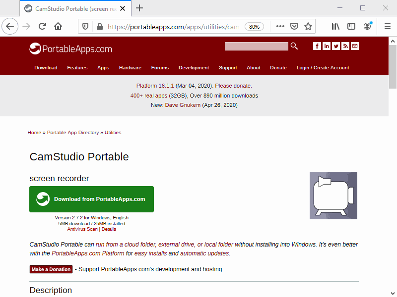 CamStudio_Download_Install CamStudio: Download + Installation