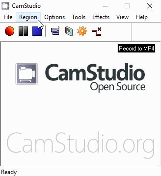 CamStudio_menu CamStudio: Menüs