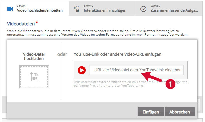 Moodle_Video-URL einfügen