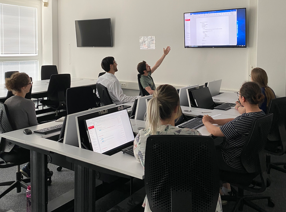 Workshop im Raum 6A 125