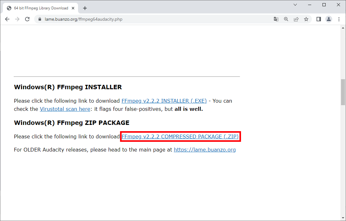 Audacity FFmpeg Download Audacity FFmpeg Download