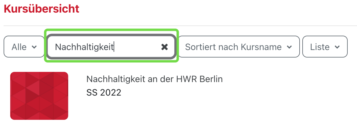 kursblock_suche Screenshot Suchfeld in der Kursübersicht