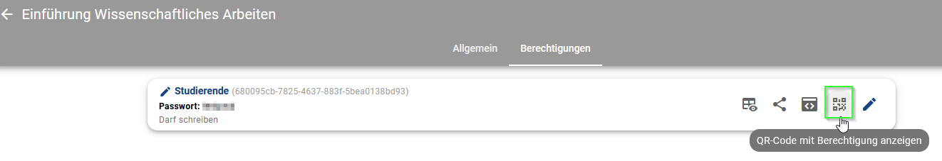 Taskcards - Zugriff QR Code Taskcards - Zugriff QR Code
