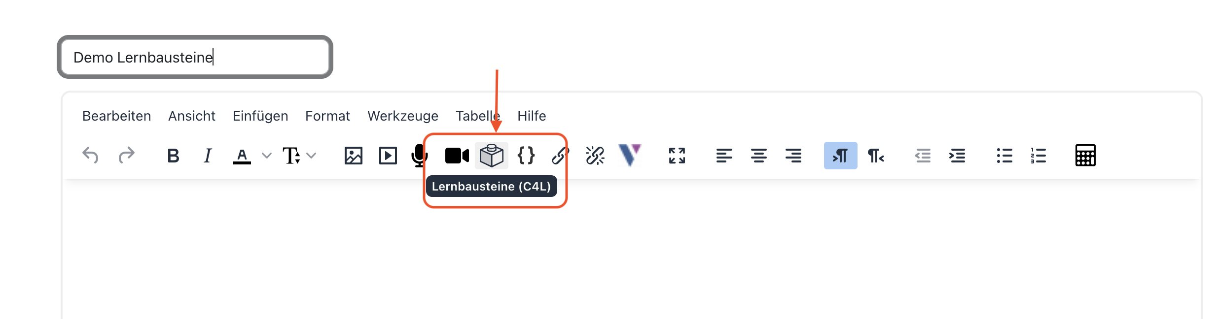 c4l icon im atto editor